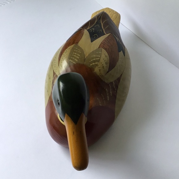 Handcrafted Maine Woods Mallard Duck decor - Picture 14 of 16
